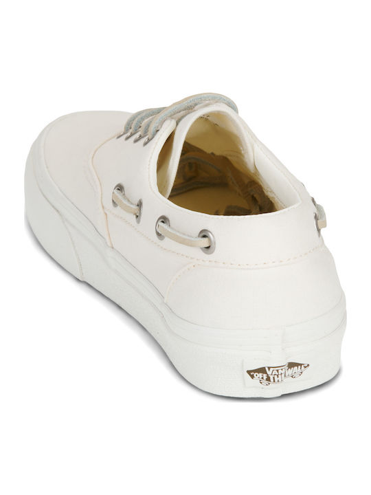 Γυναικεία Boat Shoes σε Λευκό Χρώμα
