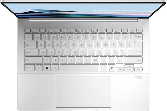 Asus Zenbook 14 UX3405CA-QD1247W 14" OLED FHD+ (Ultra 5-225H/16GB/512GB SSD/W11 Home) Foggy Silver (International English Keyboard)