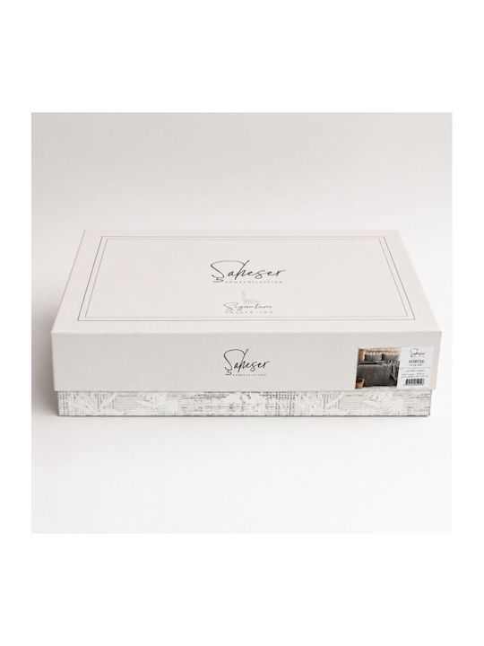 Şaheser Set Paturi & Cuverturi Pat Supraînălțat Ecru 240x260cm 3 Bucăți