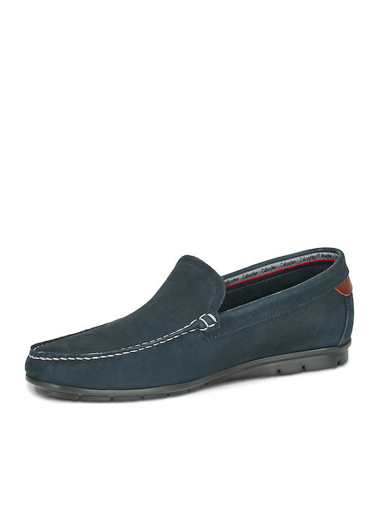 Herren Mokassins in Blau Farbe