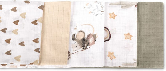 Sensillo Aleze Pentru Bebeluşi Albe 70x80cm 5 Bucăţi Sensillo Aleze Pentru Bebeluşi Albe 70x80cm 5 Bucăţi