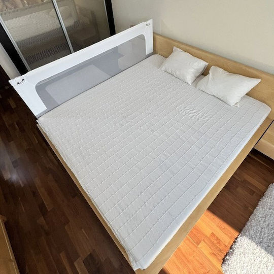 Bară De Protecție Pentru Pat Din Metal Alb 18 Cm