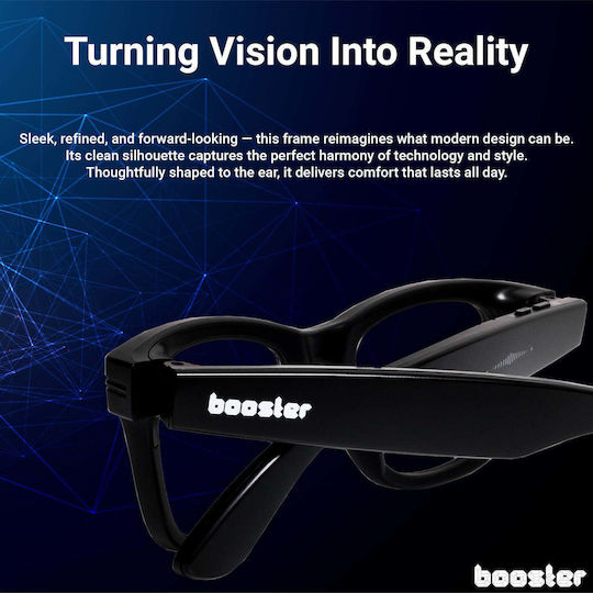 Booster Ochelari inteligenți Vision Pro negri