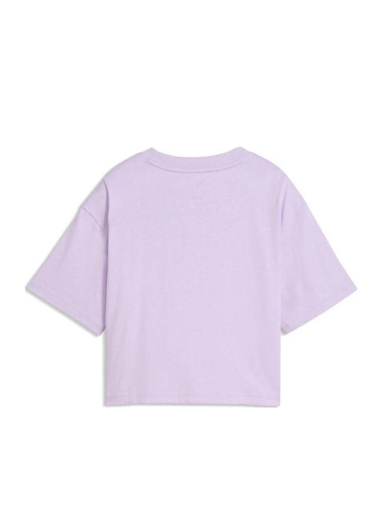 PUMA T-shirt Λιλά