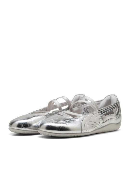 Speedcat Damen Ballerinas in Silber Farbe