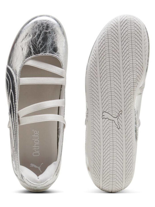 Speedcat Damen Ballerinas in Silber Farbe