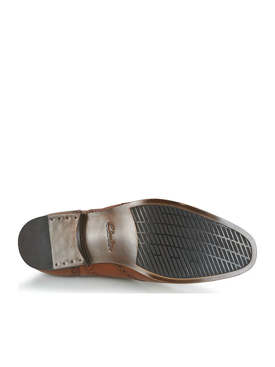 Limit Δερμάτινα Ανδρικά Oxfords Καφέ