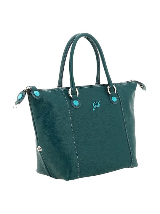 G3 Plus Size F/W 26-27 Leather Women's Shopper Bag Green
