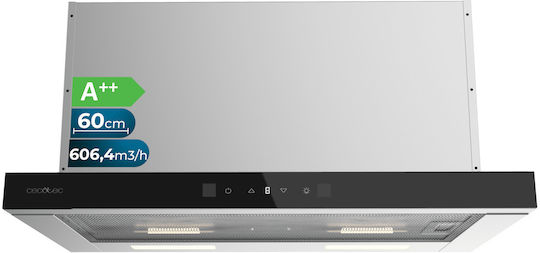 Cecotec Bolero Flux TLT 605501 Συρόμενος Απορροφητήρας 60cm Μαύρος