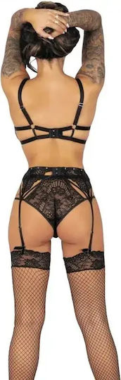 Pojzon Sexy Dessous-Set Mit Spitze 4 Stück Lc 90670 L Xl