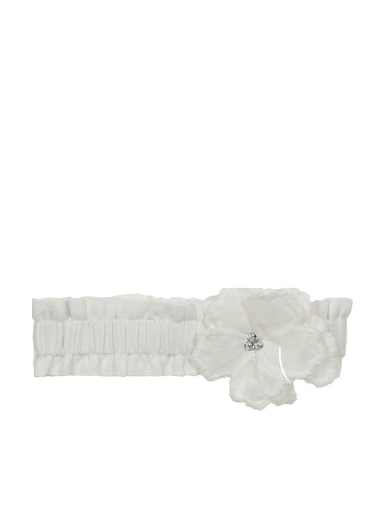 Lapin Kids Hair Band In White Color Lapin Kids Hair Band In White Color