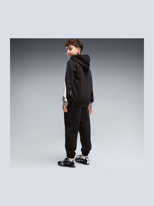 Kinder Sweatpants Set Mit Jacke Schwarz