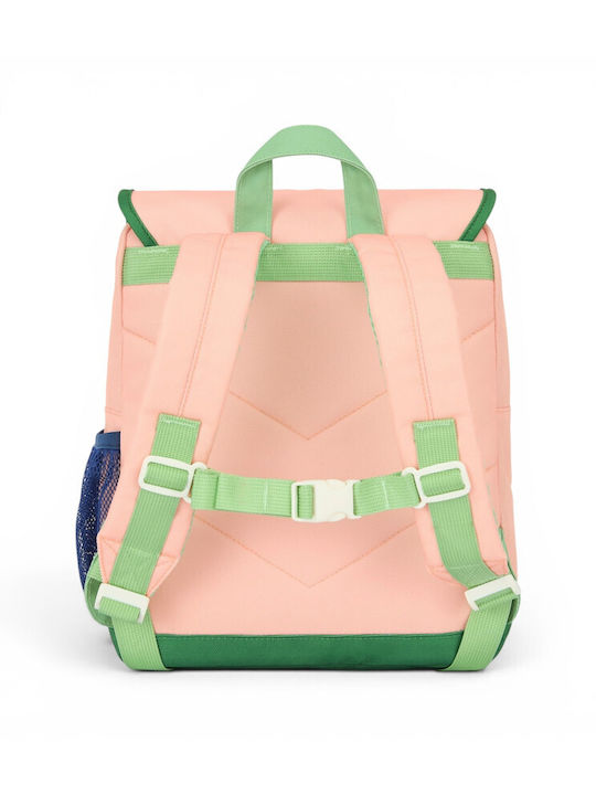 Hello Hossy Mini Smoothie School Backpack for Elementary with Water Bottle Holder Green