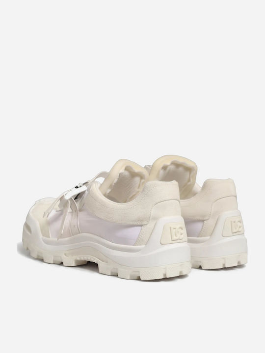 Dolce & Gabbana Airmaster Men's White Sneakers