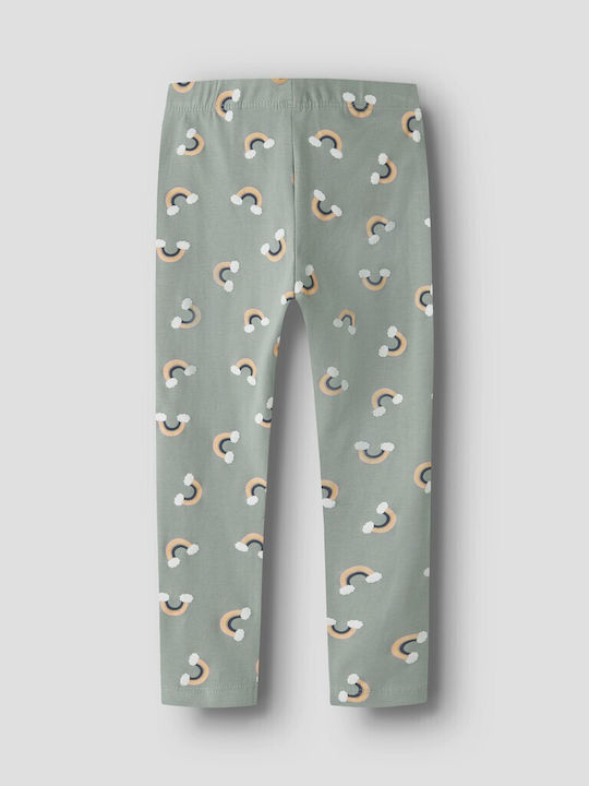 Kids Set with Leggings Winter 2 Pieces Khaki