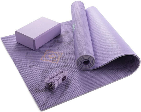 Myga Στρώμα Γυμναστικής Yoga Μωβ