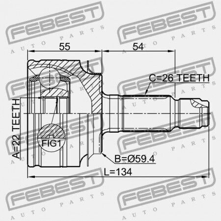 Външен Връзка Honda Civic Fa1 2006-2008 Us 44014-tr0-a01
