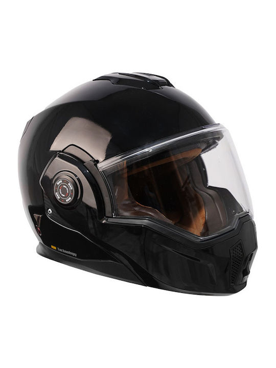 ByCity 180 Tech II Gloss Black Motorcycle Helmet Full Face ECE 22.06 1700gr
