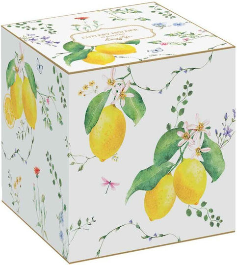 Βάση Μαχαιροπίρουνων 14,5 Cm "fleurs Et Citrons" Easy Life