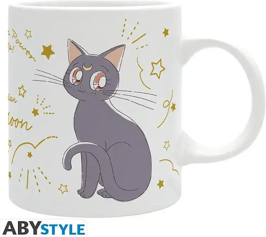 Luna & Artemis Katzen Keramiktasse Schwarze 320ml