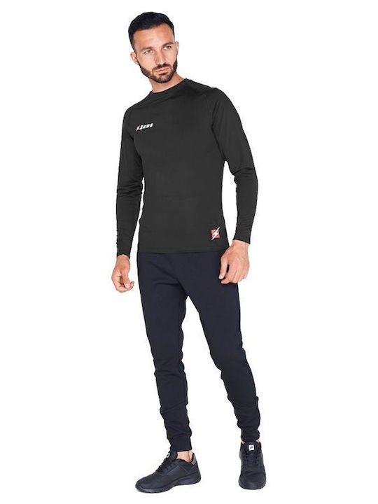 Zeus Maglia Fisiko Мъжка Термоизолационна Риза с Дълъг Ръкав Compression Черна