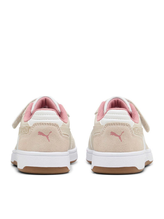 Rebound Kids Sneakers with Hoop & Loop Closure Multicolour