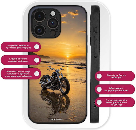 Sonique Herren Edition Motorola Moto E22 4G Küstenreiter Handyhülle