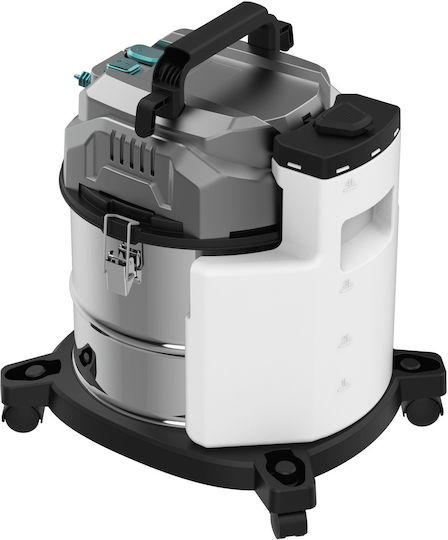 Cecotec Pro Conga CarpetClean 20000 Pro Ultra Aspirator Umed-Uscat 1600W cu Recipient din Inox 20lt Argintiu