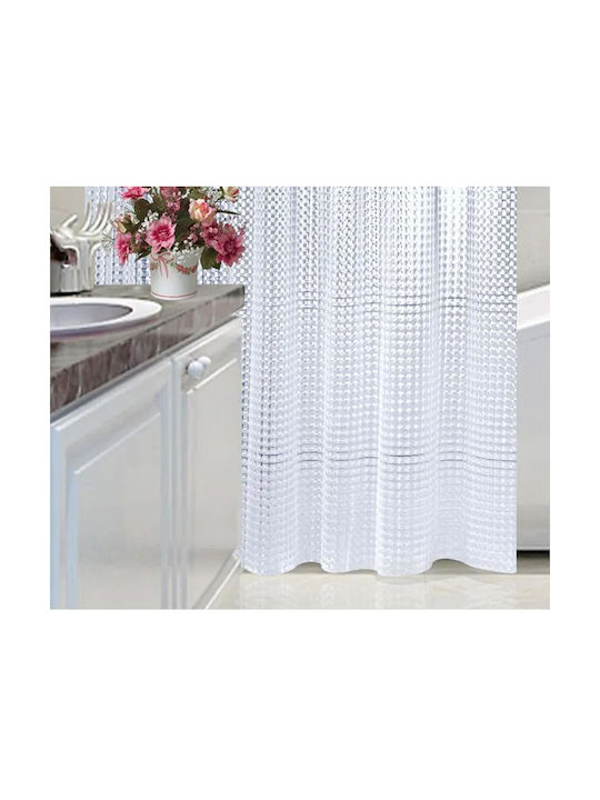 Keskor Shower Curtain 180x200cm Transparent