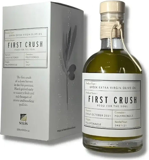 Sellas First Crush Food For The Soul Extra Virgin Olivenöl 250ml
