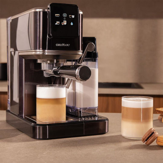 Cecotec Еспресо машина 1350W 20bar налягане за Cappuccino Черна 108987