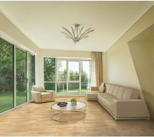 Piazza Fliese Für Außenbereich Boden / Wand Aus Granit Matt 45x45cm Braun
