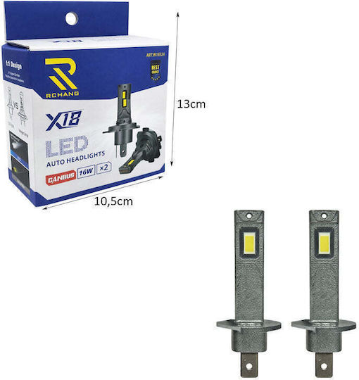 Rchang Car Lamps H7 Canbus LED 16W 2 Pieces