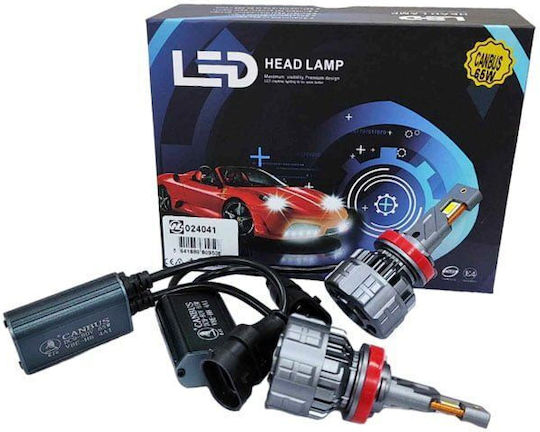 Car Lamp 9 11 H8 Canbus LED 6000K Cold White 65W