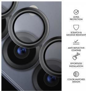 Full Face Hammer Glass Mobile Camera Protector Tempered Glass Black for Samsung Galaxy S26