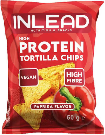 Inlead Nutrition Hochprotein Tortilla Chips 6 X 50gr Paprika