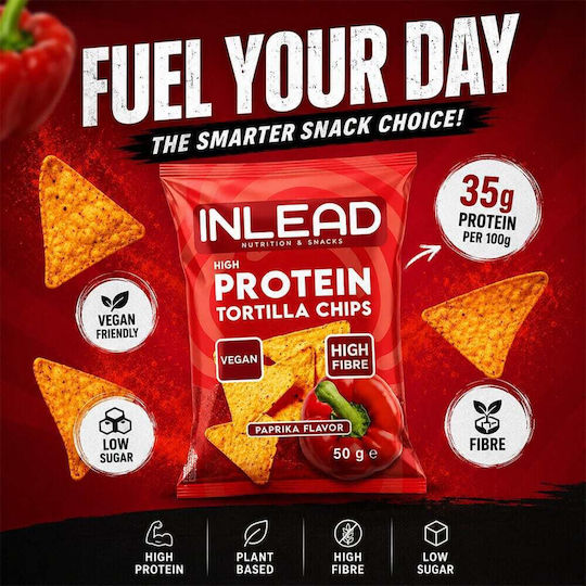 Inlead Nutrition Hochprotein Tortilla Chips 6 X 50gr Käse