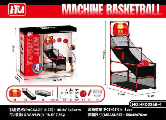Kinder-Basketballkörbe Innen mit Ständer und Ball