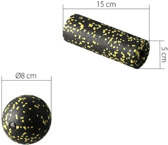 HMS Satz Schaummstoffrollen Schwarz