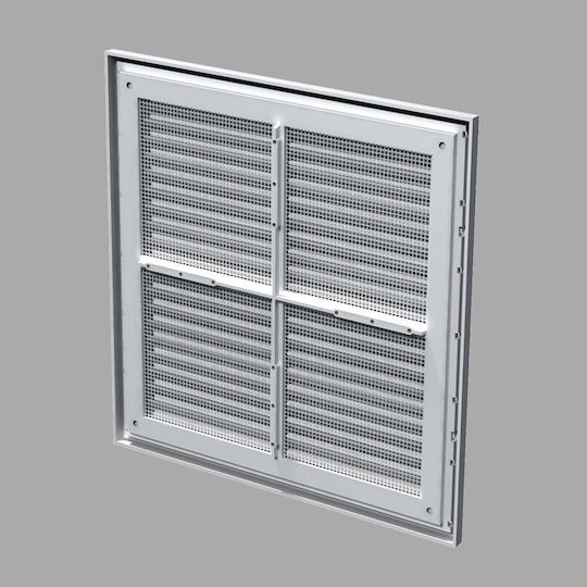 Vents Περσίδα Εξαερισμού 25x25cm Τετράγωνη