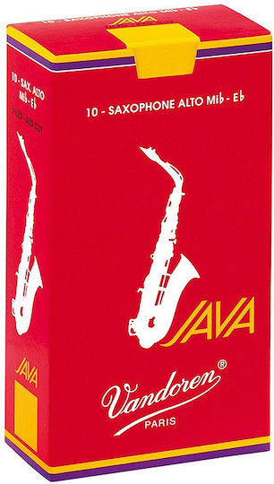 Vandoren Alto Sax JAVA Red Reeds Strength 2 Καλάμι για Σαξόφωνο