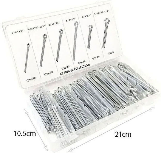 Multipurpose Pins 144 pcs Cotter Pin Assortment