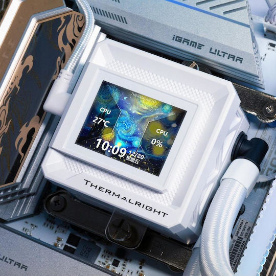 Thermalright Frozen Warframe SE 360 ARGB Sisteme De Răcire Cu Apă AIO CPU Cu 3 Ventilatoare 120mm Albe