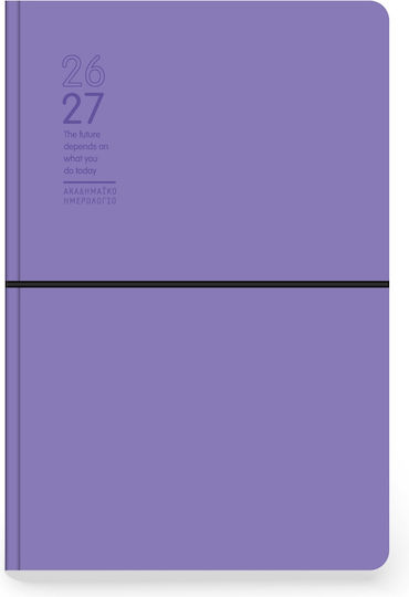 Daily Academic Diary 2026 2027 Flexy 14x21cm Various Colours
