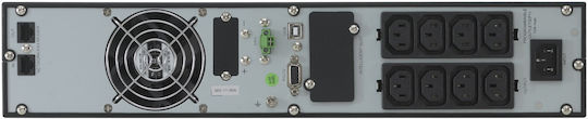 Online Usv-Systeme USV Xanto 1000R UPS On-Line 1000VA 1000W with 8 IEC Outlets