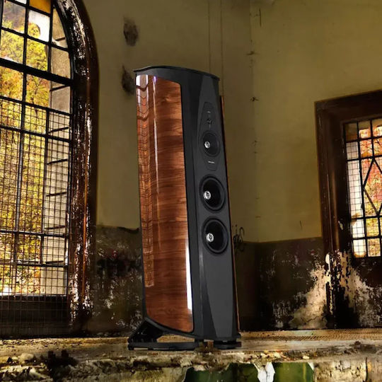 Sonus Faber Reference Aida II Pereche Boxe Hi-Fi pardoseală Negru / Nuci / Maro