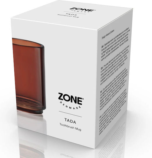 Zone Denmark Ποτηροθήκη Γυάλινη Καφέ 57220001