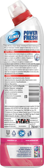 Klinex Professional WC Gel Ocean Freshness Cleaning Gel Anti-Limescale 750ml