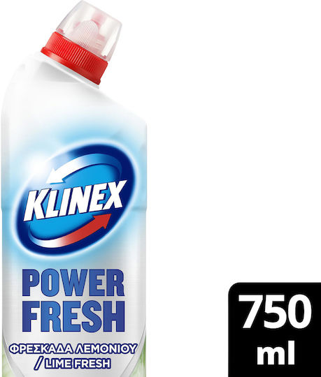 Klinex Gel Καθαρισμού Κατά των Αλάτων με Άρωμα Λεμόνι 750ml