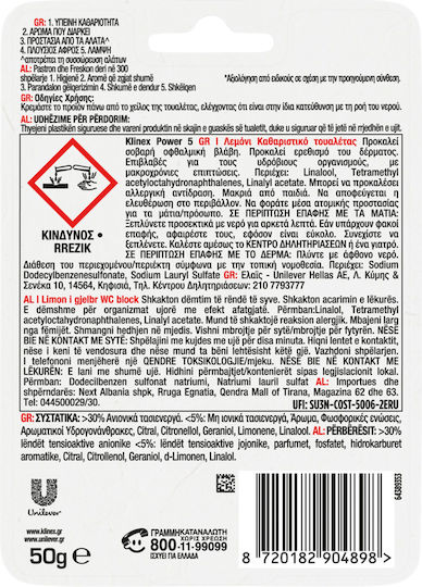 Klinex Block Anti-Limescale with Scent Lemon 50gr